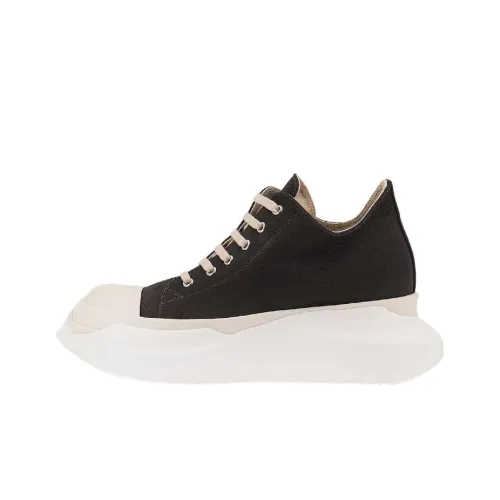 Rick Owens DRKSHDW Canvas Shoes Men Low-Top Black