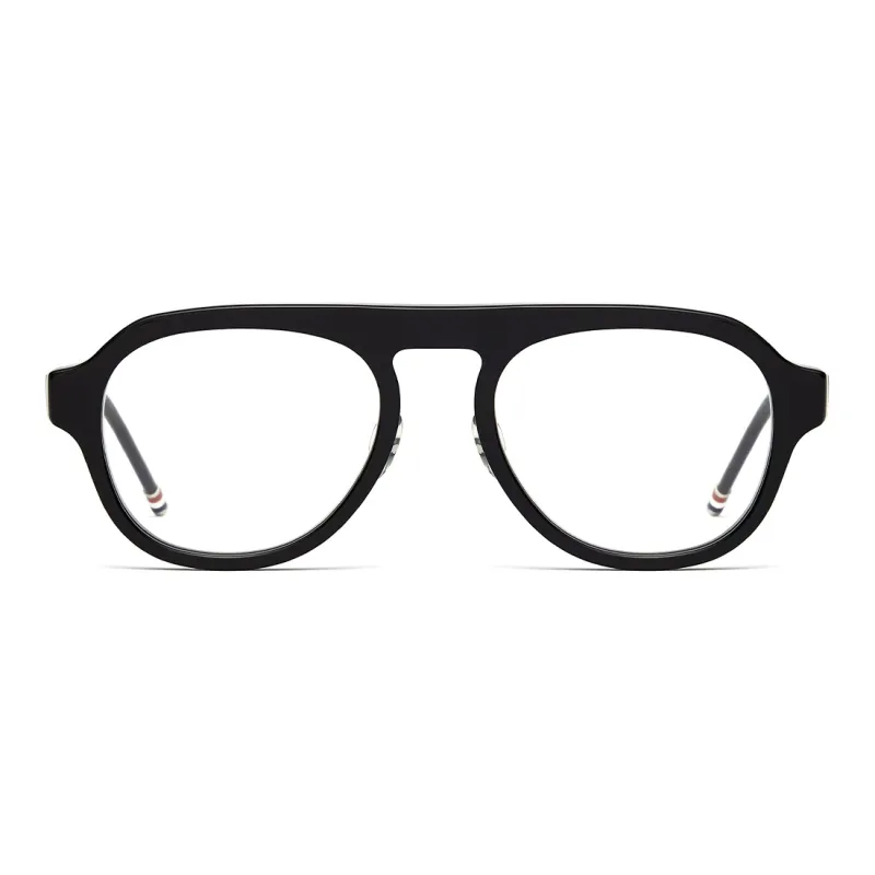 THOM BROWNE· Acetate Aviator Eyeglass Frames Men's Black-0