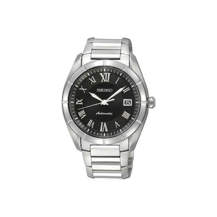 SEIKO Presage Series Automatic Mechanical Movement Watch Men's Watches Black Dial-0