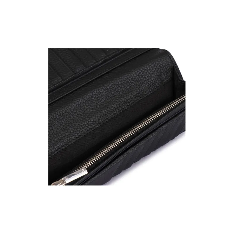 DIOR Cow Leather Wallet Men's Black-2