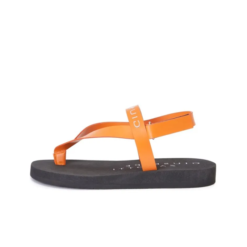 Giuseppe Zanotti Khais Logo embossed Leather Sandals-0