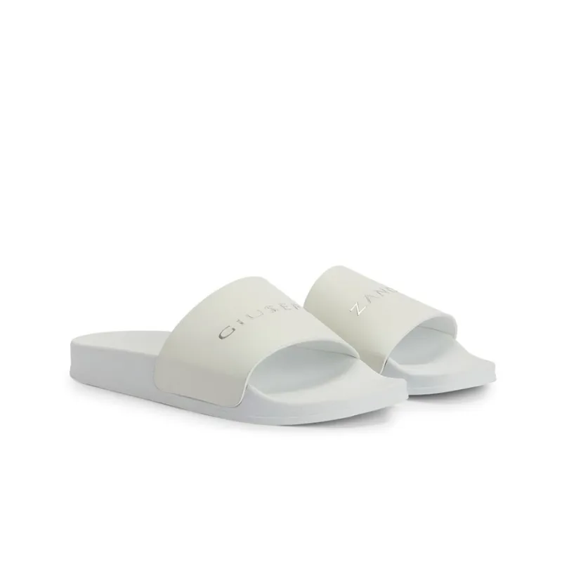 Giuseppe Zanotti Logo print Flat Slides-2