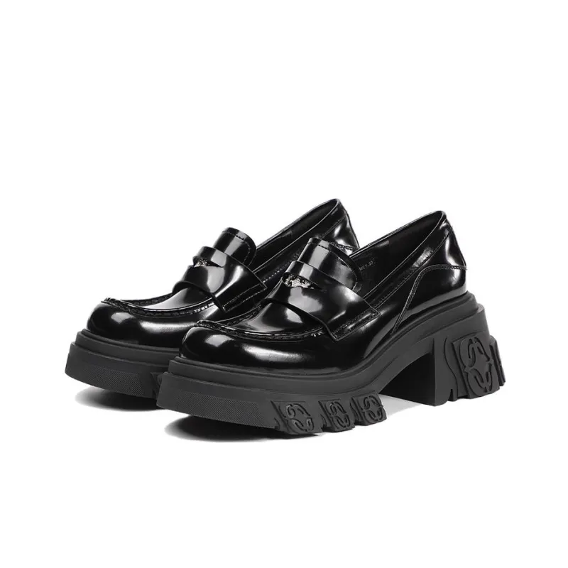 DIBO MANNER Flame Carved Collection Platform Shoes Women's White-21