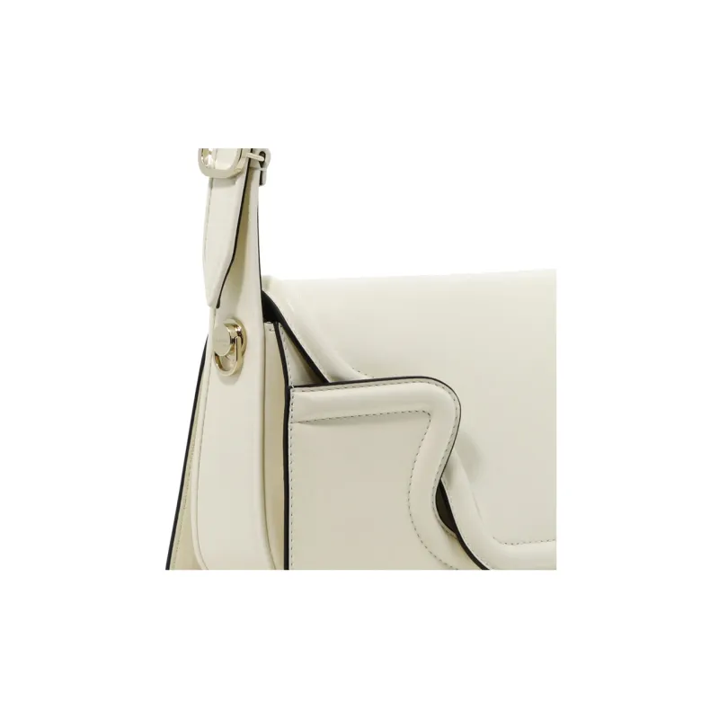 Valentino GARAVANI Goatskin Portable Crossbody Bag Shoulder Bag Women's White-4