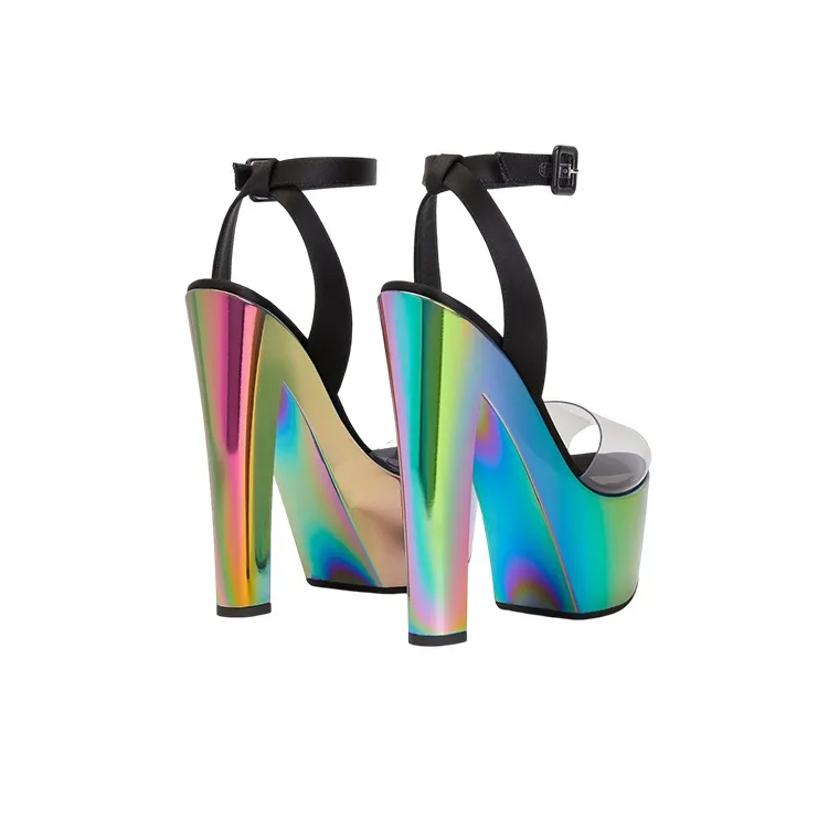 Giuseppe Zanotti Tarifa Plexi Platform Sandals Women's-4