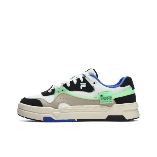 FILA FUSION BANK Skateboard Shoes Men Low-Top White/Green