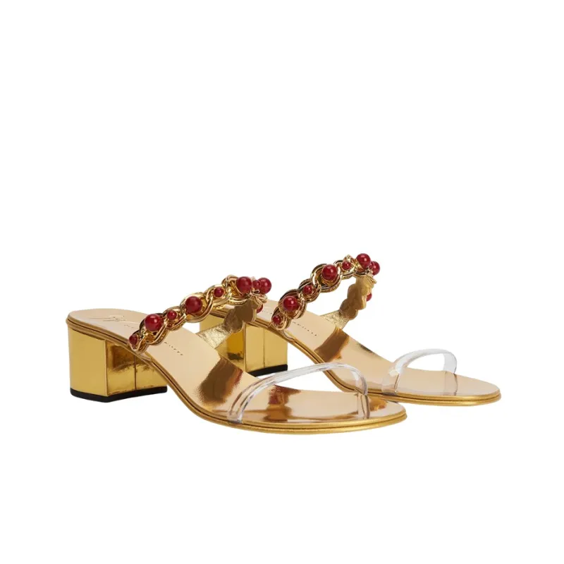 Giuseppe Zanotti Beaded Braided Sandals Women's-2
