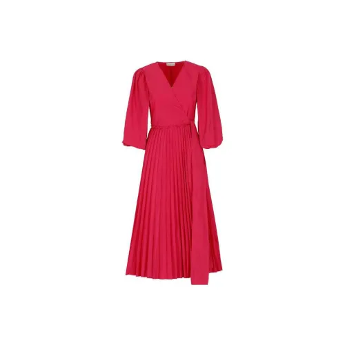 RED VALENTINO Long-Sleeved Dresses Women's Magenta