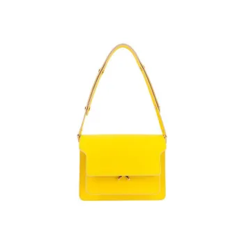 MARNI Trunk Calfskin Trunk Bag Crossbody Bag Shoulder Bag Women's Yellow