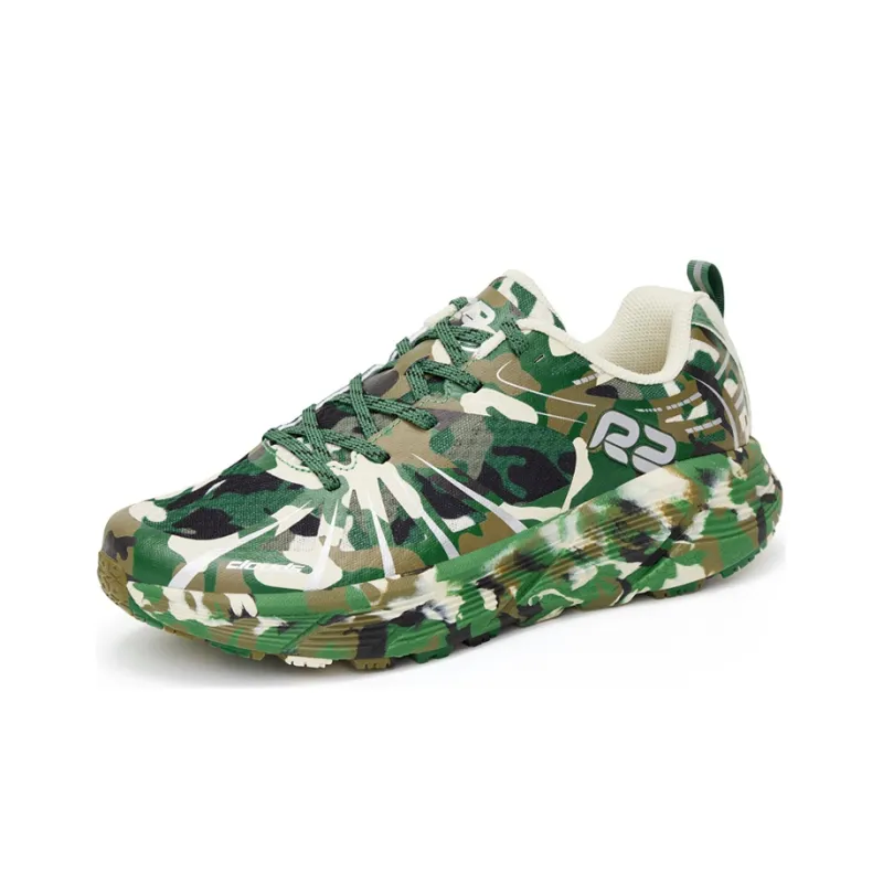 R2 REALRUN Low Top Running Shoes Unisex Green Camouflage-2