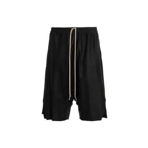 RICK OWENS Casual Shorts Men Black