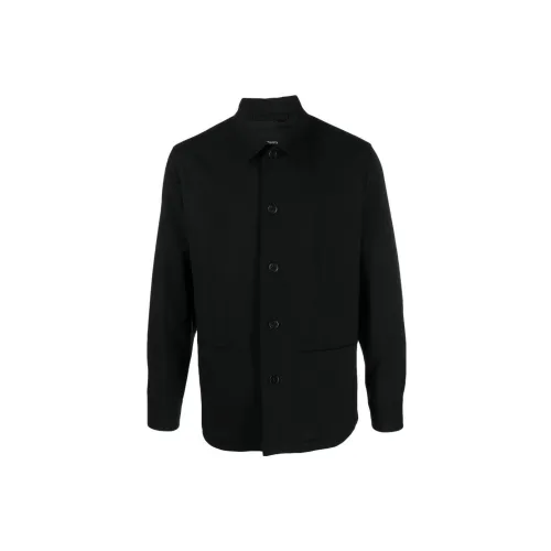 THEORY Jackets Men Black