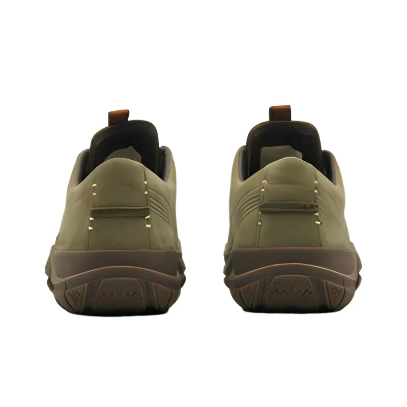CAT Fused Lace Anti Slip Wear Resistant Low Top Outdoor Shoes Men's Army Green-2