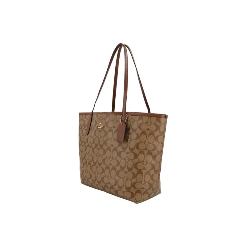 COACH Tote shoulder hand Bag 5696 IME74 canvas-1