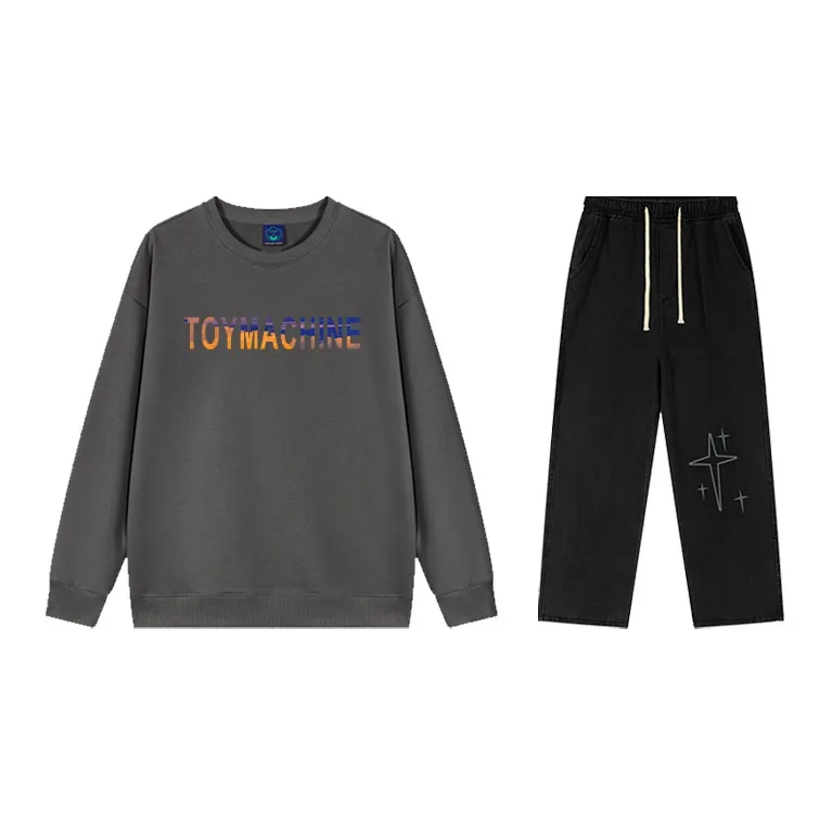 Toy Machine Sweatshirt Sets Unisex-40