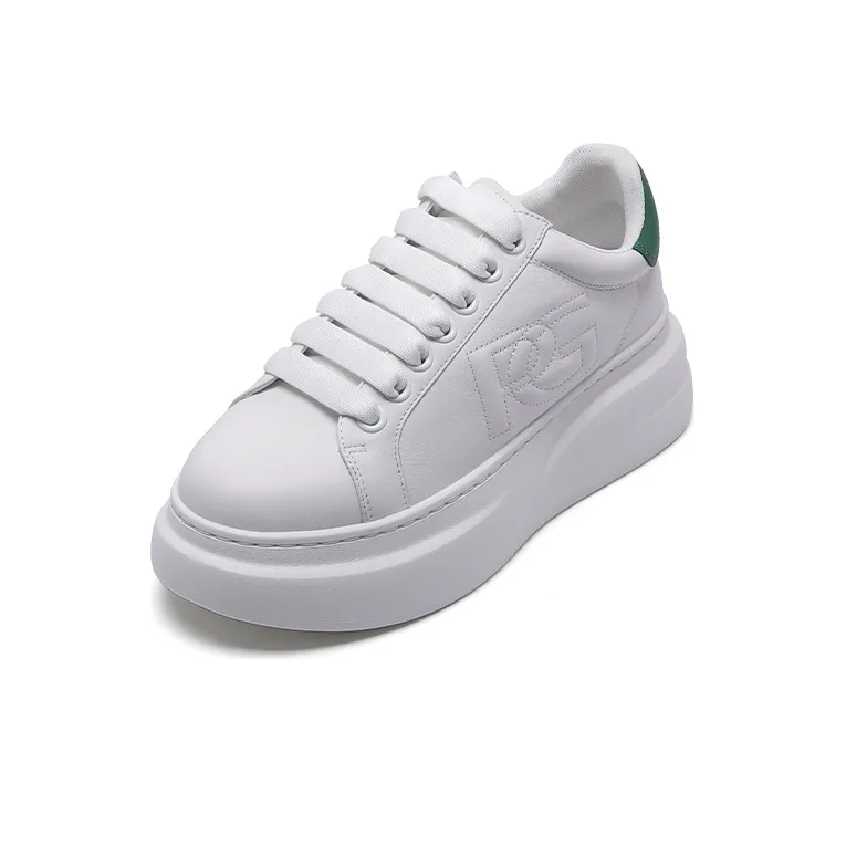 PACO GIL Stylish Skateboarding Shoes Women's White-1