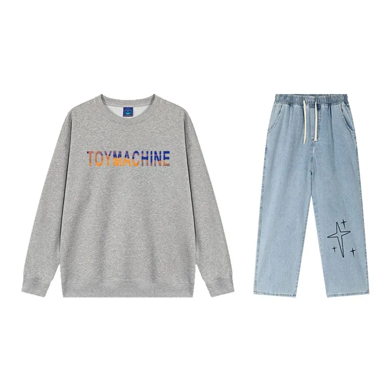 Toy Machine Sweatshirt Sets Unisex-24