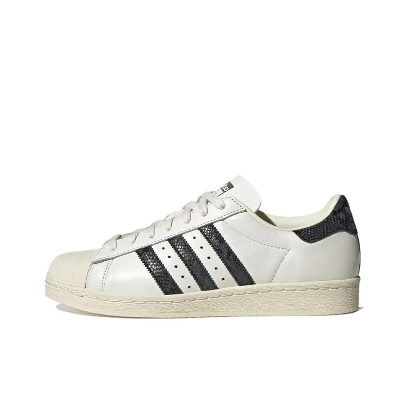 Adidas Superstar 82 White Black Snakeskin Stripes-0