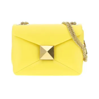 Valentino GARAVANI Lambskin Crossbody Bag Shoulder Bag Women's Lemon
