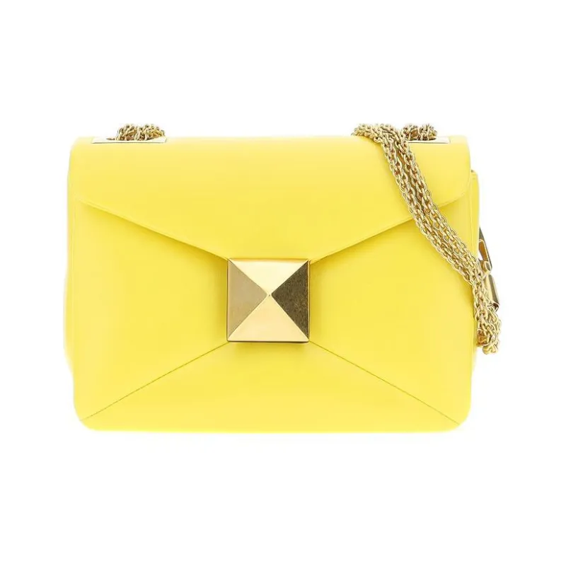 Valentino GARAVANI Lambskin Crossbody Bag Shoulder Bag Women's Lemon-0