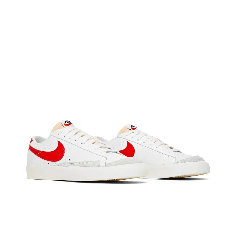 Nike Blazer Low 77 Vintage White Team Orange-2