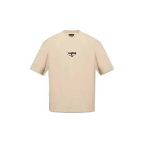 Balenciaga Medium Fit T Shirt 'Beige'
