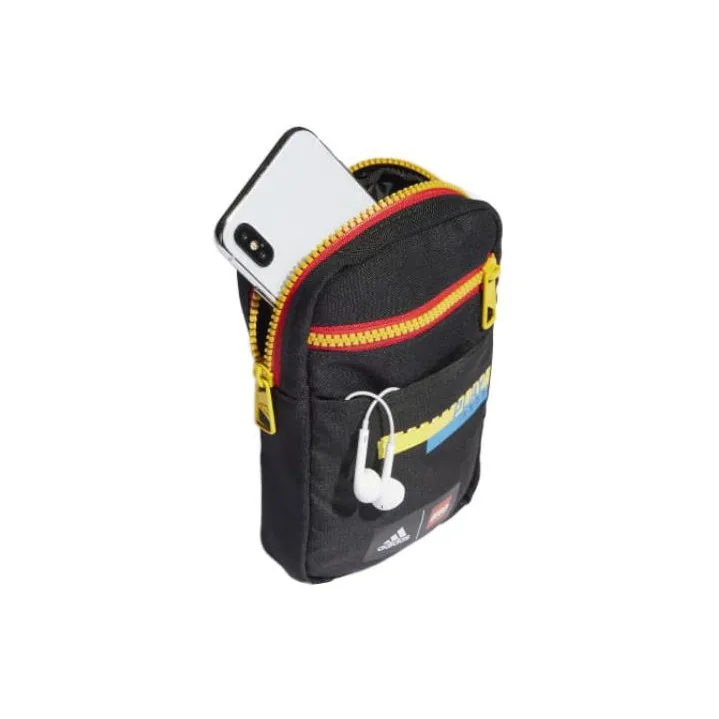 Adidas LEGO Collaboration Polyester Shoulder Bag Crossbody Bag Regular Unisex Black-3