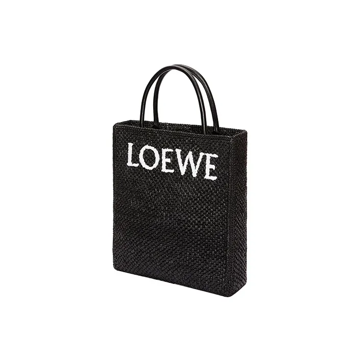 LOEWE Plant Material Tote Bag, Shopping Bag, Shoulder Bag, Crossbody Bag, Handbag Regular Women's Black-2