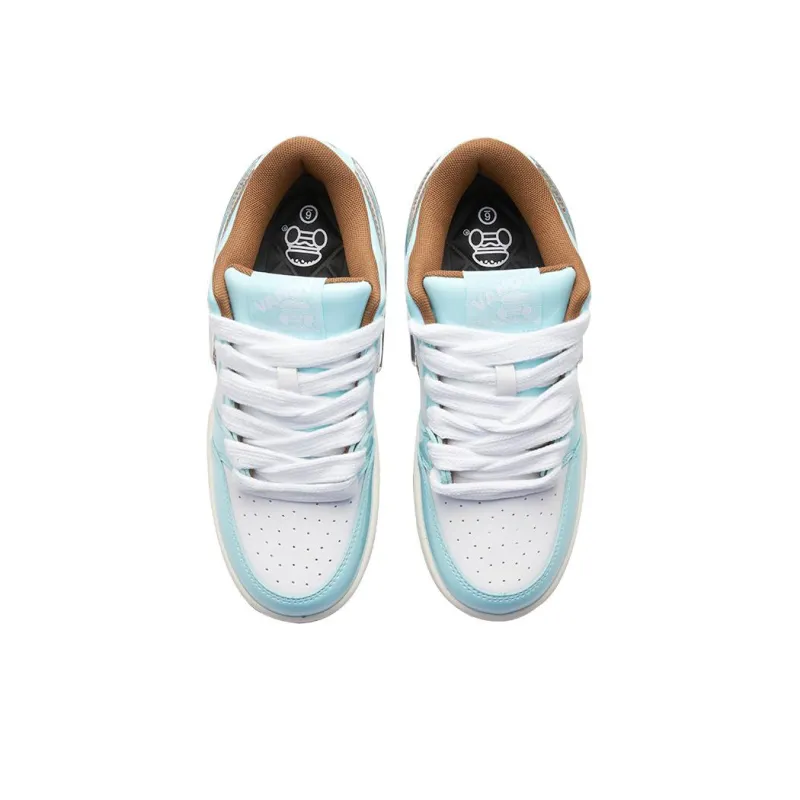 Vandy The Pink Cola Burger Shoes ComplexCon Low Top Stylish Skateboarding Shoes Unisex White Blue Special Shoe Box-4