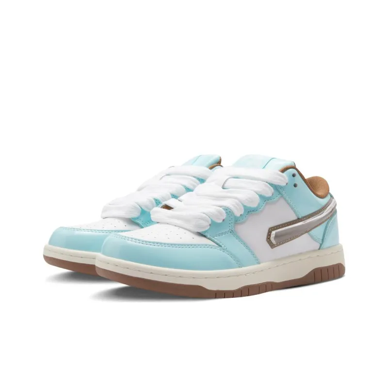 Vandy The Pink Cola Burger Shoes ComplexCon Low Top Stylish Skateboarding Shoes Unisex White Blue Special Shoe Box-3