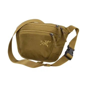Arcteryx Mantis Nylon Sling Bag, Fanny Pack Unisex Fallen Leaves Yellow