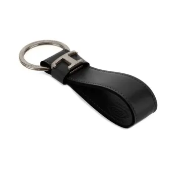 TOD'S Logo Plaque Keychain