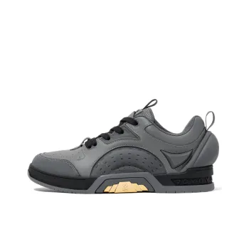 TheOriginAttribute Low Top Skateboard Shoes Unisex Point Stone Gray