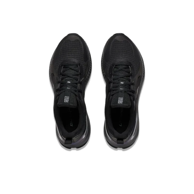 LiNing YueYing Element Anti-Slip Wear-Resistant Low-Top Running Shoes Men's Black Gray-3