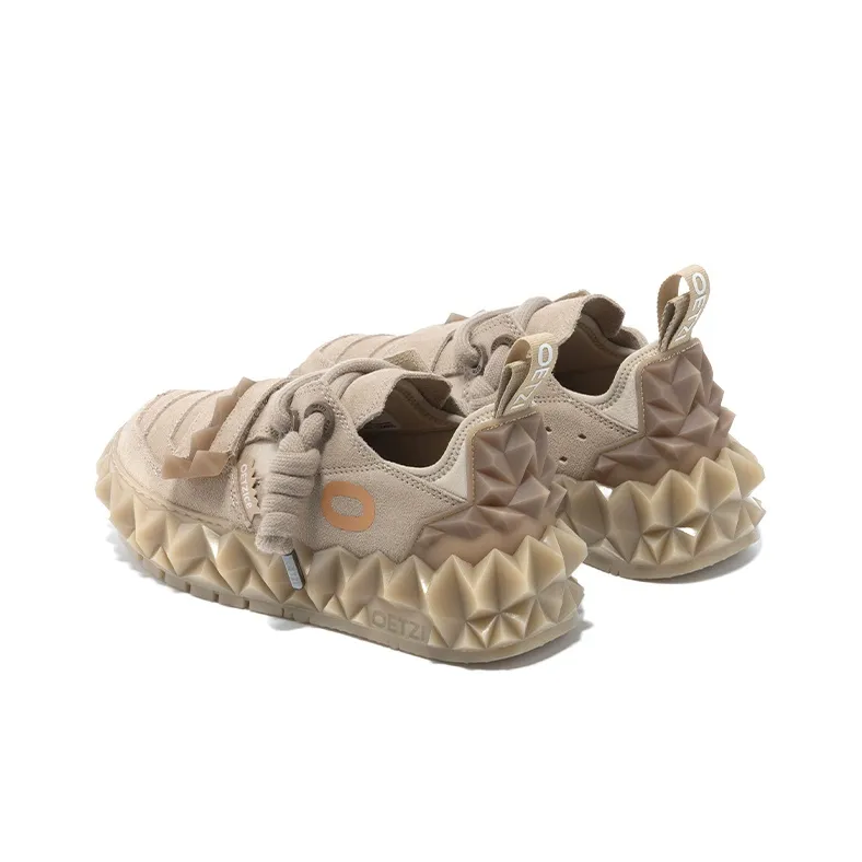 OETZI Ice Mountain Series 6 Ice Man Oz Wear resistant And Lightweight Low Top Stylish Skateboarding Shoes Unisex Sand-2