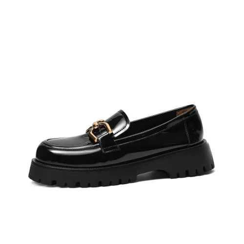 CAMEIDO Platform Shoes Women's Black