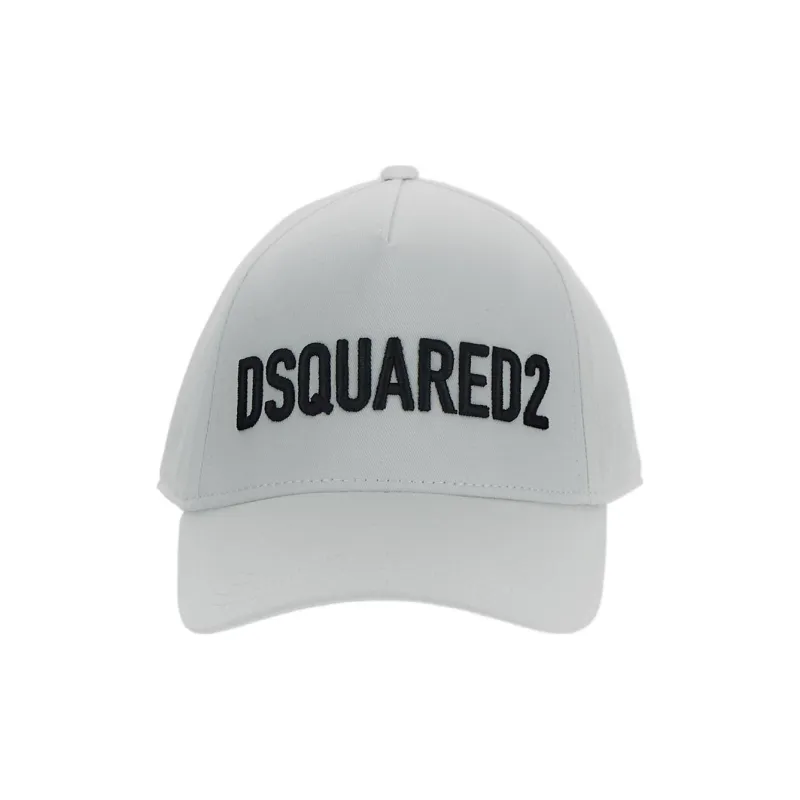 DSQUARED 2 Logo Embroidered Curved Peak Baseball Cap-1