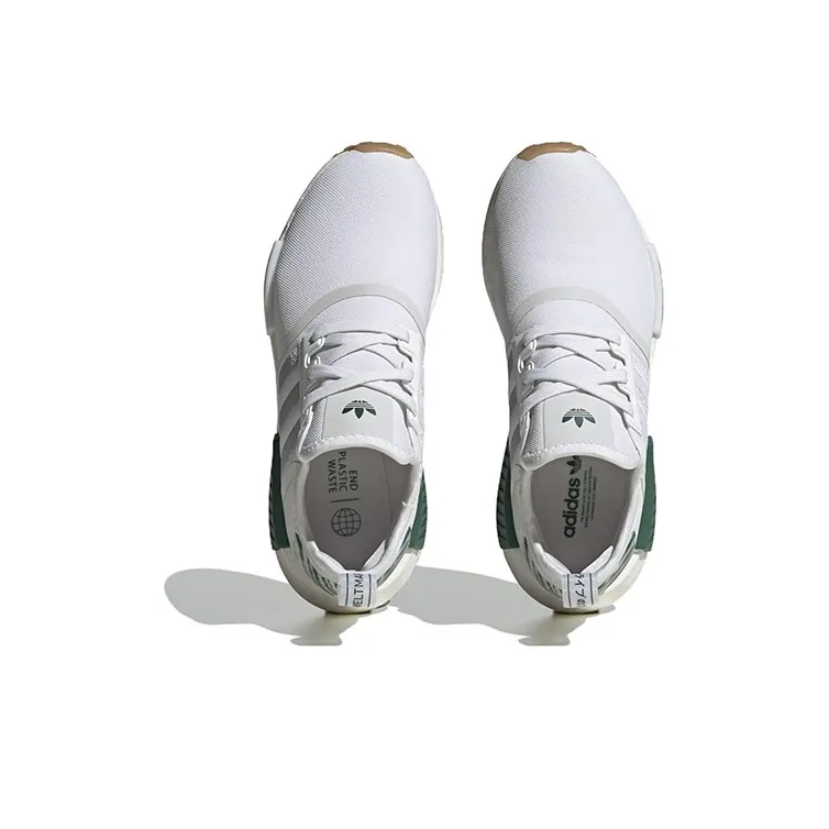 Adidas Nmd R1 White Dark Green Women's-4