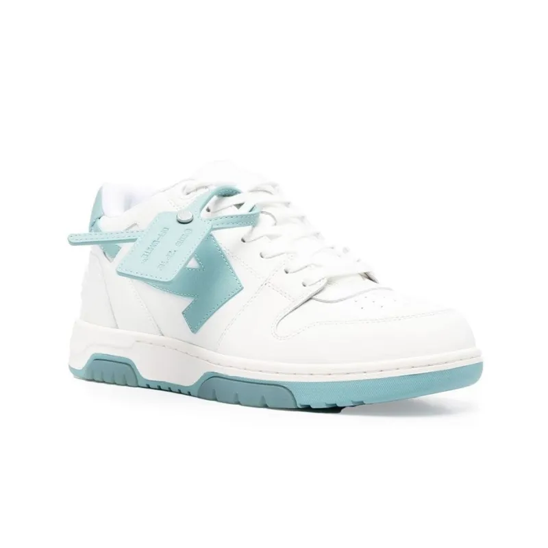 OFF WHITE Out Of Office Ooo Low Tops White Celadon-2