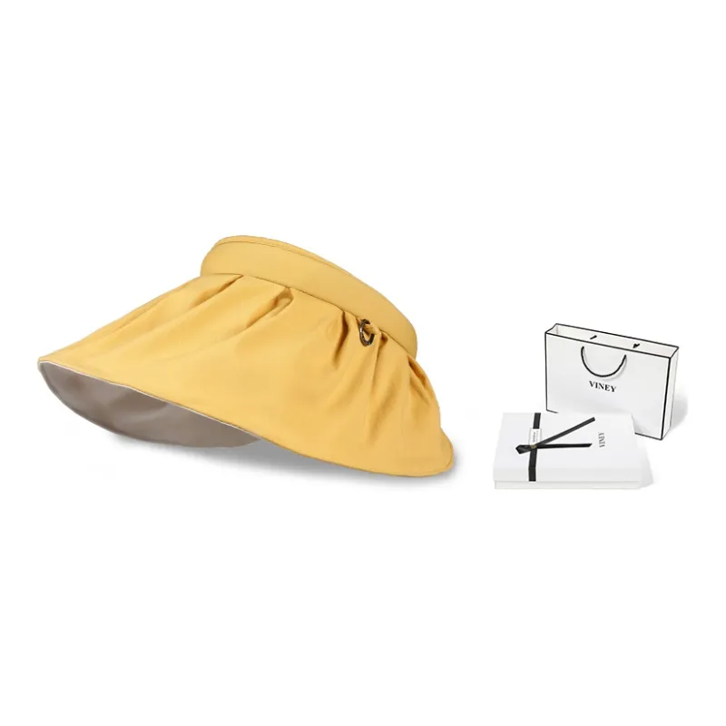 VINEY Cotton Polyamide Blend Sun Protection Hats Women's-3