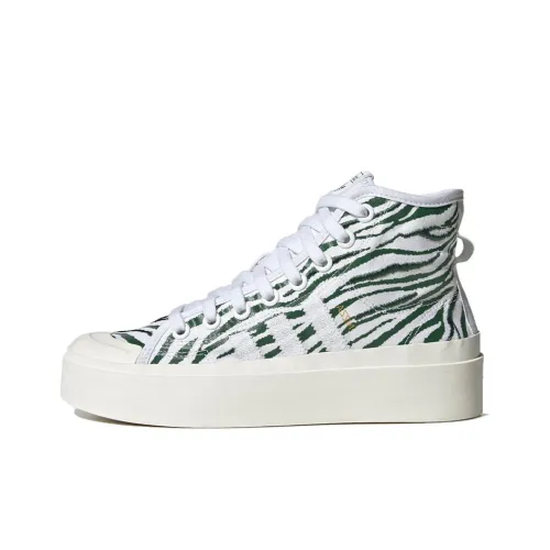 Adidas Women's Nizza Bonega Mid 'Green Animal Print'