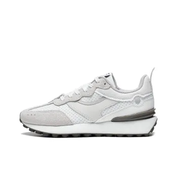 LiNing Fangyuan Classic Anti Slip Wear Resistant Low Top Sports Casual Shoes Women's Champagne White