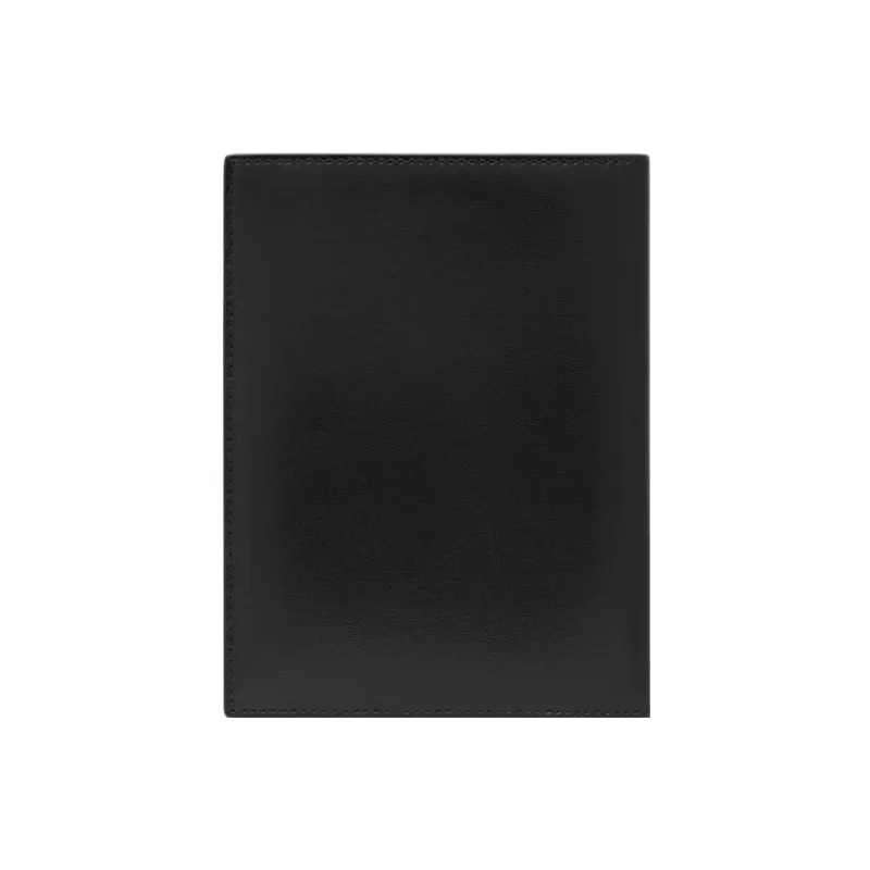 SAINT LAURENT PARIS Patent Leather Card Holders Passport Holders Men's Black-2
