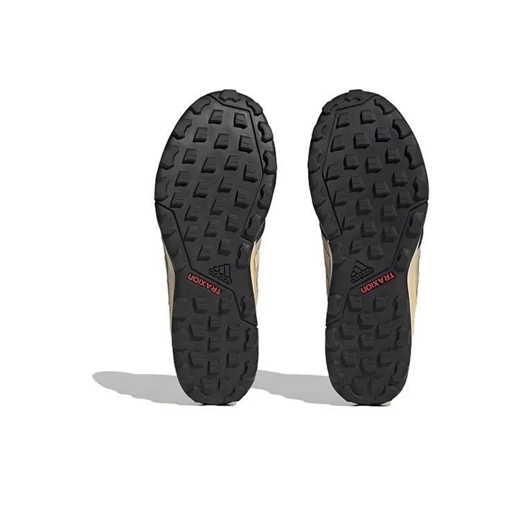 Adidas Terrex Tracerocker Anti-Slip And Wear-Resistant Water-Resistant Low-Top Outdoor Shoes Black Brown Yellow-5