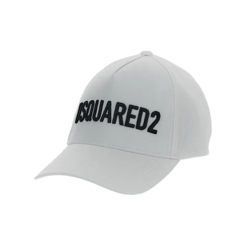 DSQUARED 2 Logo Embroidered Curved Peak Baseball Cap-0