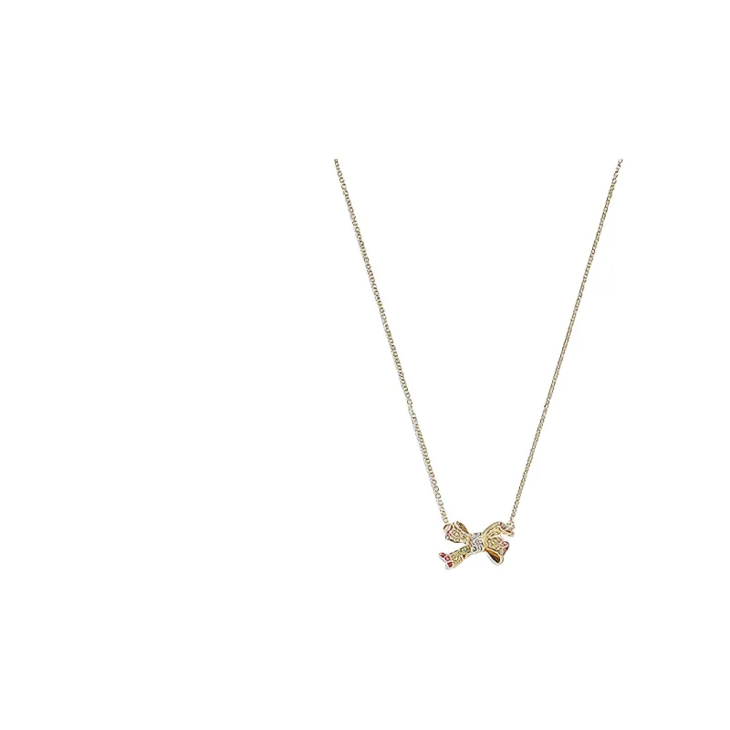 COACH Glass Necklaces Women's Gold-0