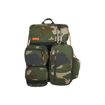 Adidas Originals IVY PARK Collaboration Cotton Backpack Unisex Green Camouflage