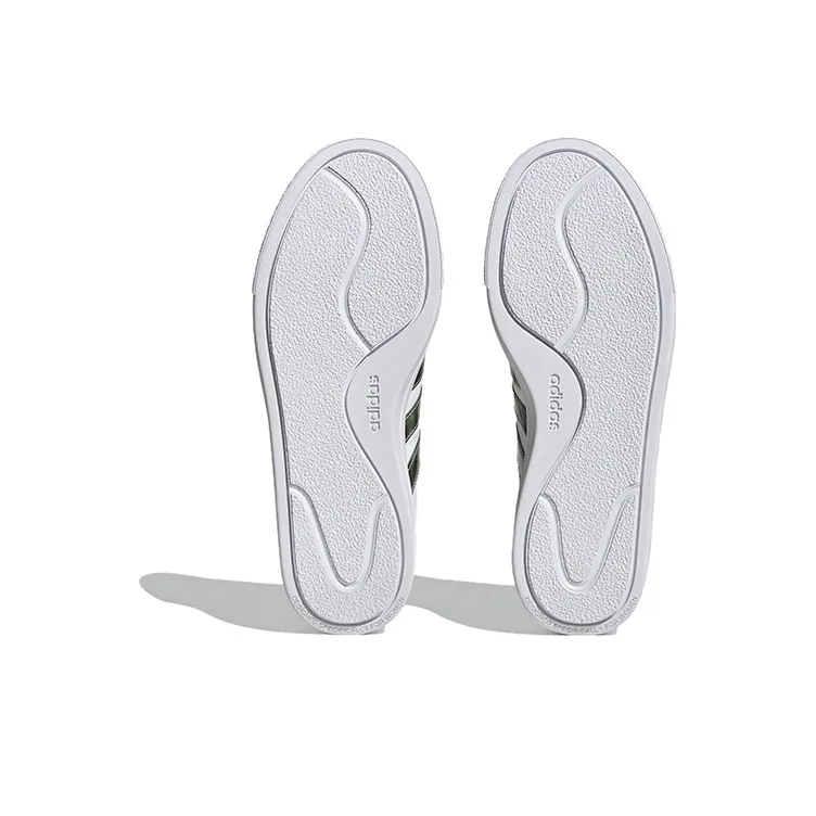 Adidas Neo Court Platform 'White Green' Women's-5