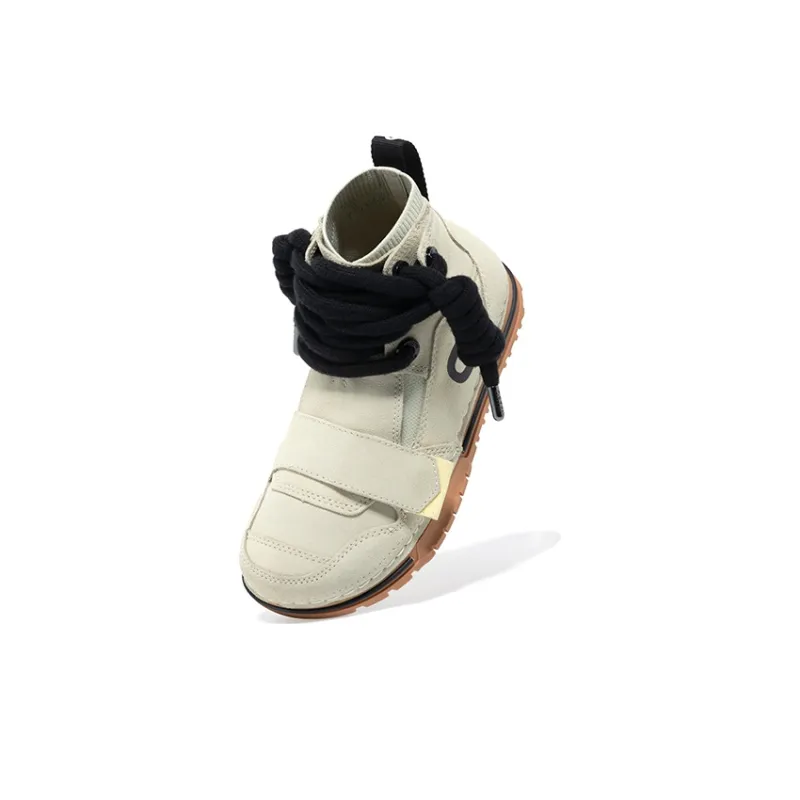 OETZI Ice Man Oz Stylish Skateboarding Shoes Unisex Beige-3