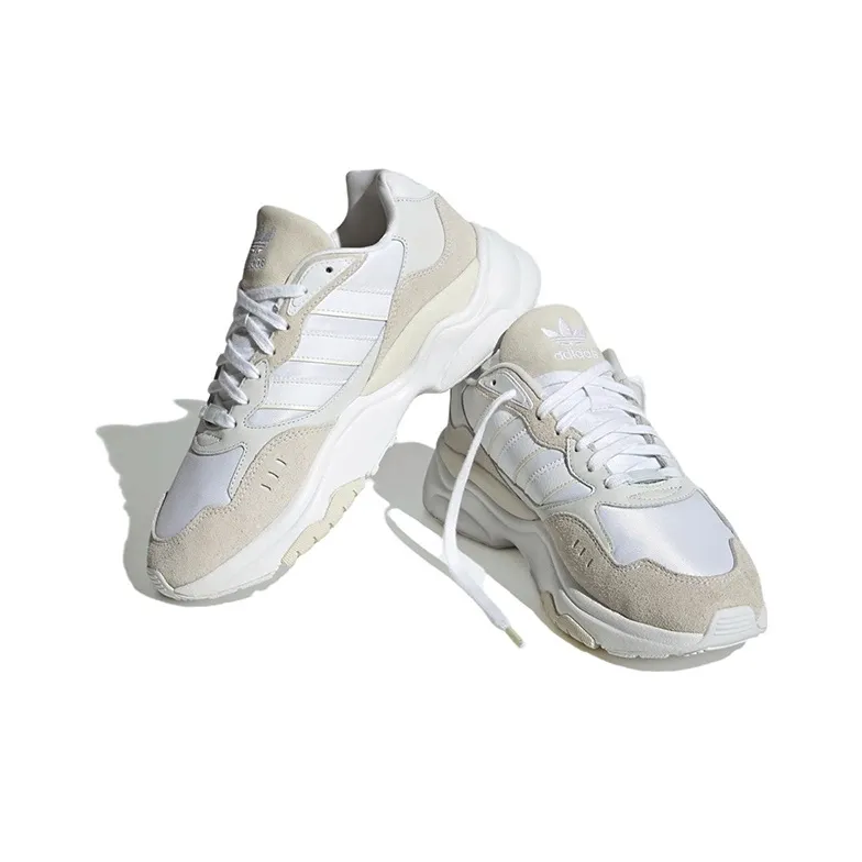 Adidas Originals Retropy F90 Wear Resistant Slip Resistant Low Top Sports Casual Shoes Gray White-2
